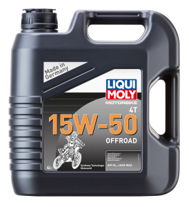 Масло моторное LiquiMoly 4T 15W-50 4л OffRoad полусинтетика